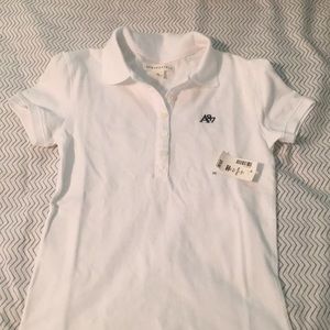 White polo shirt